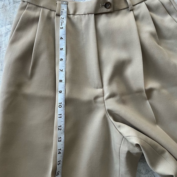 J. Crew Tan Pantsuit with Front Pleats and Relaxed Fit - Picture 6 of 11